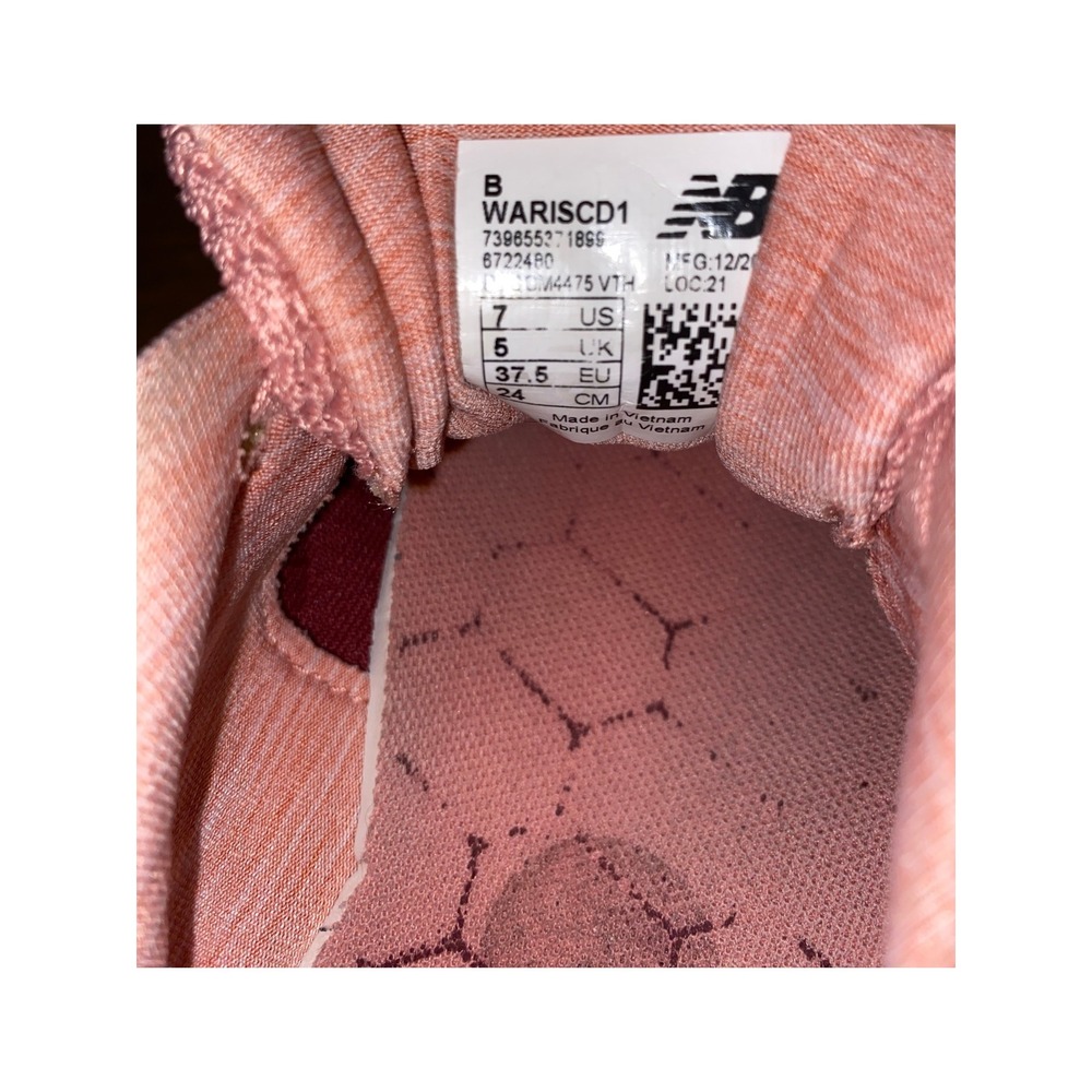 New Balance Fresh Foam Arishi Womens 7 Pink Running Shoes WARISCD1 - Picture 9 of 10